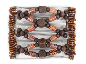 African Butterfly - 7 Tong Wire Hair Clip 205