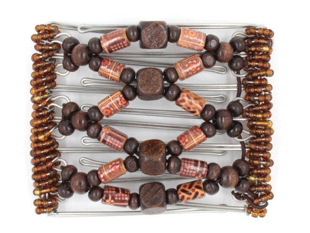 African Butterfly - 7 Tong Wire Hair Clip 205