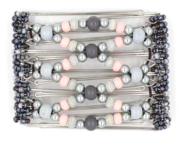 African Butterfly - 7 Tong Wire Hair Clip 208