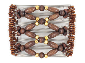 African Butterfly - 7 Tong Wire Hair Clip 215