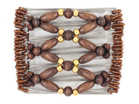 African Butterfly - 7 Tong Wire Hair Clip 215