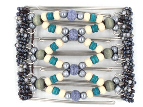 African Butterfly - 7 Tong Wire Hair Clip 220