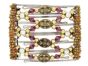 African Butterfly - 7 Tong Wire Hair Clip 228