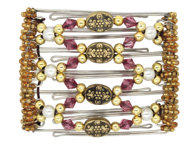 African Butterfly - 7 Tong Wire Hair Clip 228