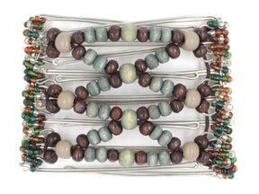 African Butterfly - 7 Tong Wire Hair Clip 234
