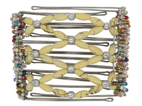 African Butterfly - 7 Tong Wire Hair Clip 241