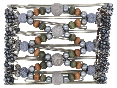 African Butterfly - 7 Tong Wire Hair Clip 248