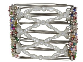 African Butterfly - 7 Tong Wire Hair Clip 249
