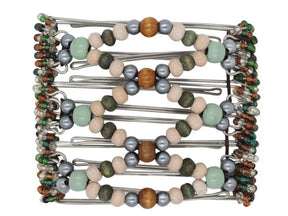 African Butterfly - 7 Tong Wire Hair Clip 254
