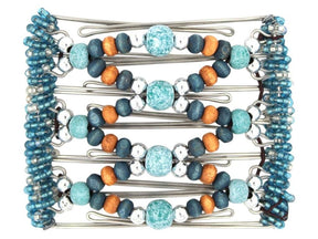 African Butterfly - 7 Tong Wire Hair Clip 284