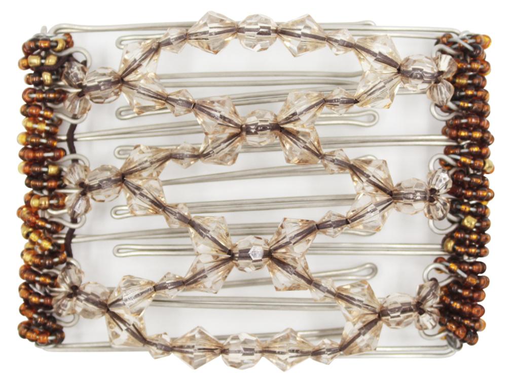 African Butterfly - 7 Tong Wire Hair Clip 304