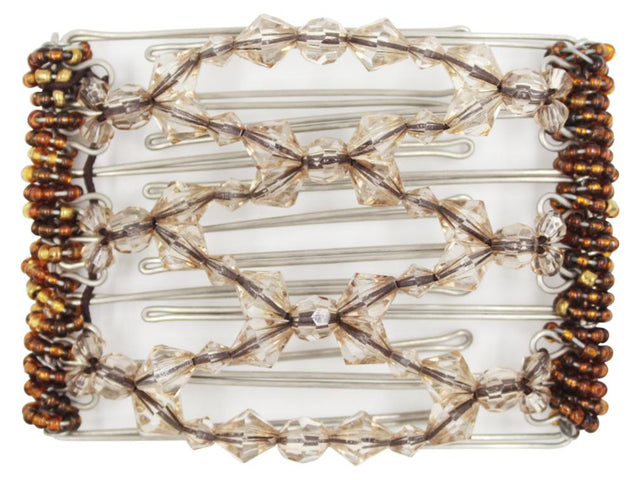 African Butterfly - 7 Tong Wire Hair Clip 304