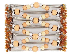 African Butterfly - 7 Tong Wire Hair Clip 314