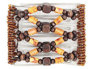 African Butterfly - 7 Tong Wire Hair Clip 328
