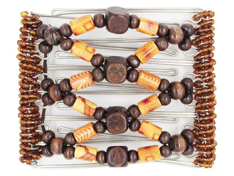 African Butterfly - 7 Tong Wire Hair Clip 328