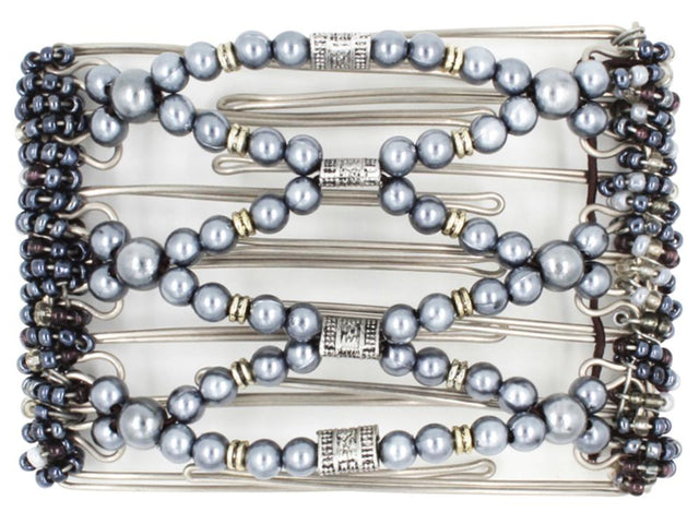 African Butterfly - 7 Tong Wire Hair Clip 351