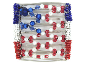 African Butterfly - 9 Tong Wire Hair Clip 382