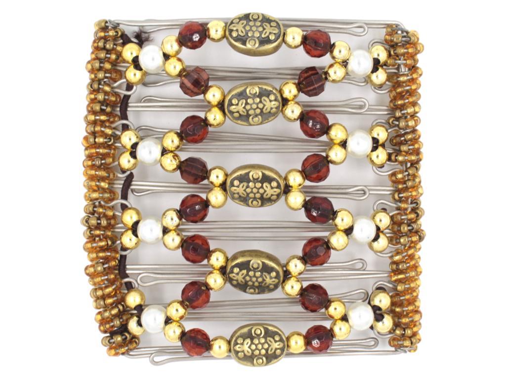 African Butterfly - 9 Tong Wire Hair Clip 423