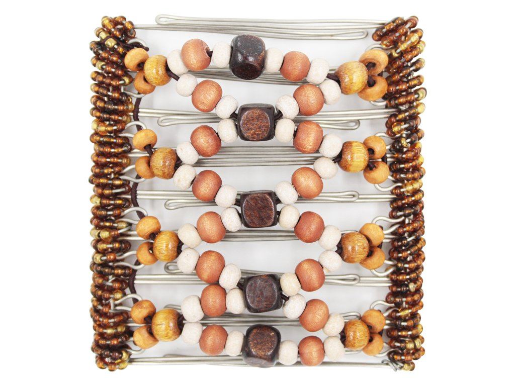 African Butterfly - 9 Tong Wire Hair Clip 448