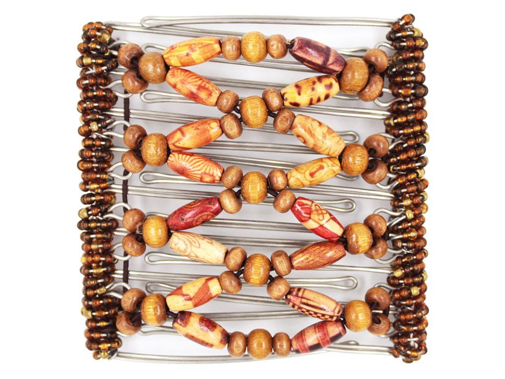 African Butterfly - 9 Tong Wire Hair Clip 507