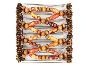 African Butterfly - 9 Tong Wire Hair Clip 512