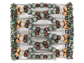 African Butterfly - 9 Tong Wire Hair Clip 526