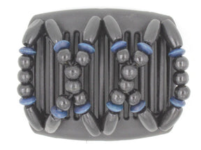 African Butterfly Chameleon Hair Comb - Beada Black 10