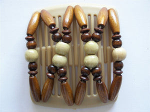 African Butterfly Chameleon Hair Comb - Beada Blonde 02