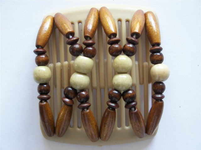 African Butterfly Chameleon Hair Comb - Beada Blonde 02