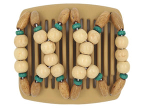 African Butterfly Chameleon Hair Comb - Beada Blonde 06