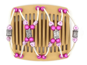 African Butterfly Chameleon Hair Comb - Beada Tube Blonde 10