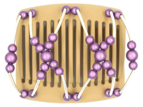 African Butterfly Chameleon Hair Comb - Beada Tube Blonde 11