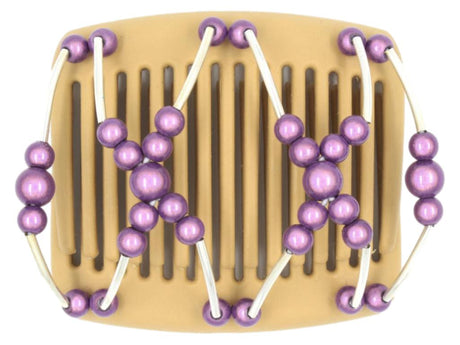 African Butterfly Chameleon Hair Comb - Beada Tube Blonde 11