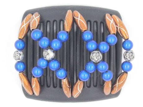 African Butterfly Chameleon Hair Comb - Dalena Black 18