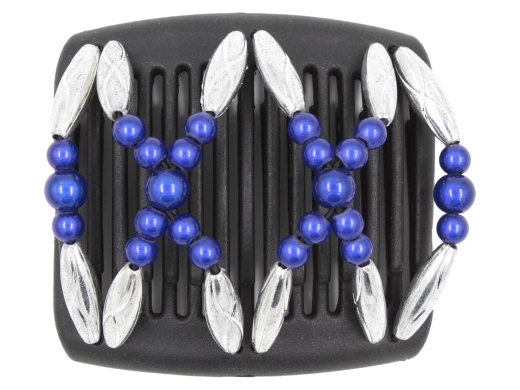 African Butterfly Chameleon Hair Comb - Dalena Black 38