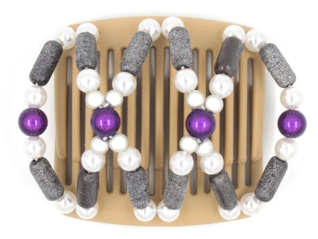 African Butterfly Chameleon Hair Comb - Dalena Blonde 15
