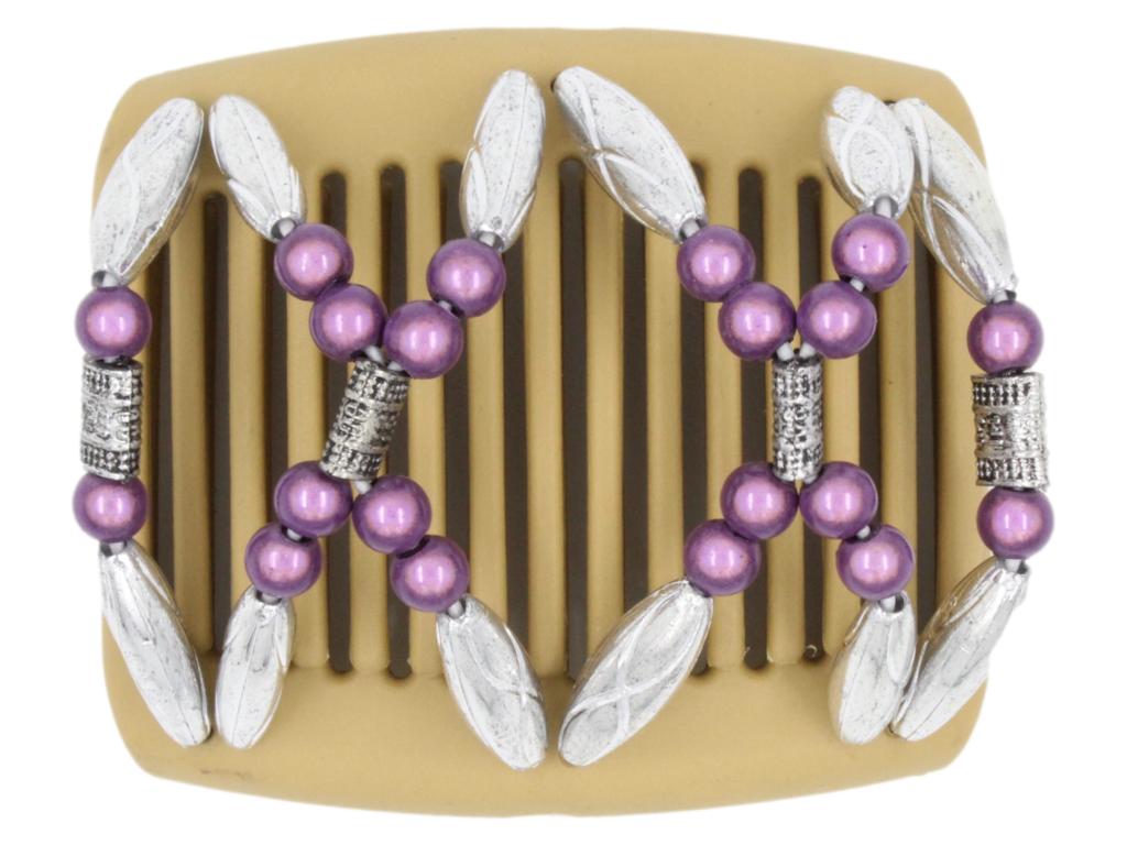 African Butterfly Chameleon Hair Comb - Dalena Blonde 21