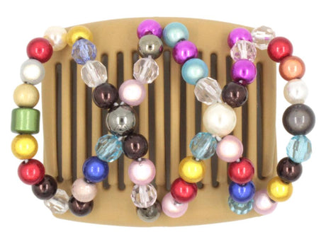 African Butterfly Chameleon Hair Comb - Dalena Blonde 24