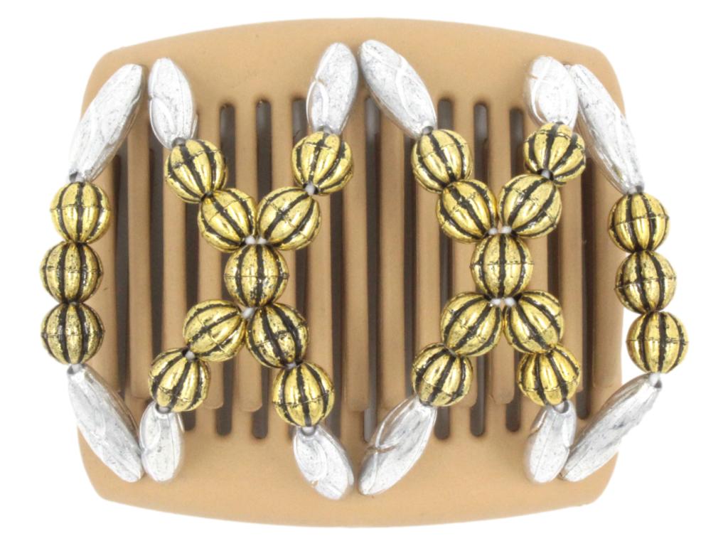 African Butterfly Chameleon Hair Comb - Dalena Blonde 25