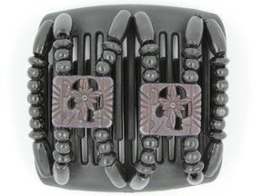 African Butterfly Chameleon Hair Comb - Dupla Black 01