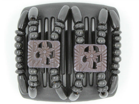 African Butterfly Chameleon Hair Comb - Dupla Black 01