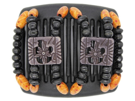 African Butterfly Chameleon Hair Comb - Dupla Black 18