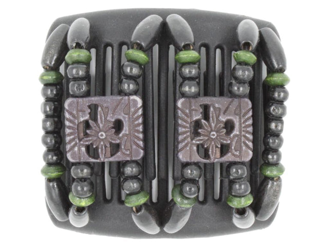 African Butterfly Chameleon Hair Comb - Dupla Black 21