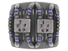 African Butterfly Chameleon Hair Comb - Dupla Black 26