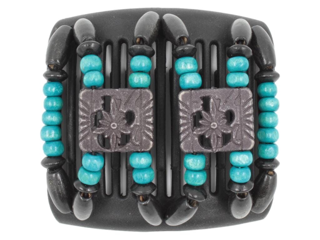 African Butterfly Chameleon Hair Comb - Dupla Black 49