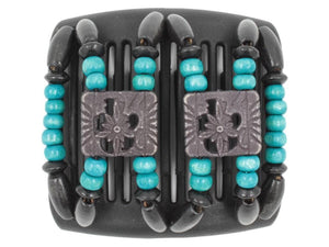 African Butterfly Chameleon Hair Comb - Dupla Black 49