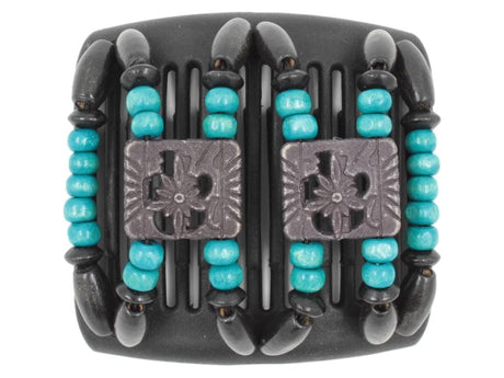 African Butterfly Chameleon Hair Comb - Dupla Black 49
