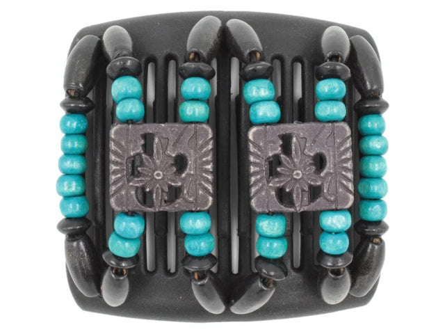 African Butterfly Chameleon Hair Comb - Dupla Black 49