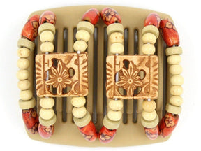 African Butterfly Chameleon Hair Comb - Dupla Blonde 08