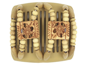 African Butterfly Chameleon Hair Comb - Dupla Blonde 34